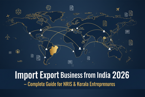 Import Export Business from India 2026 — Complete Guide for NRIs & Kerala Entrepreneurs