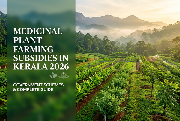 Medicinal Plant Farming Subsidies in Kerala 2026 — Government Schemes & Complete Guide