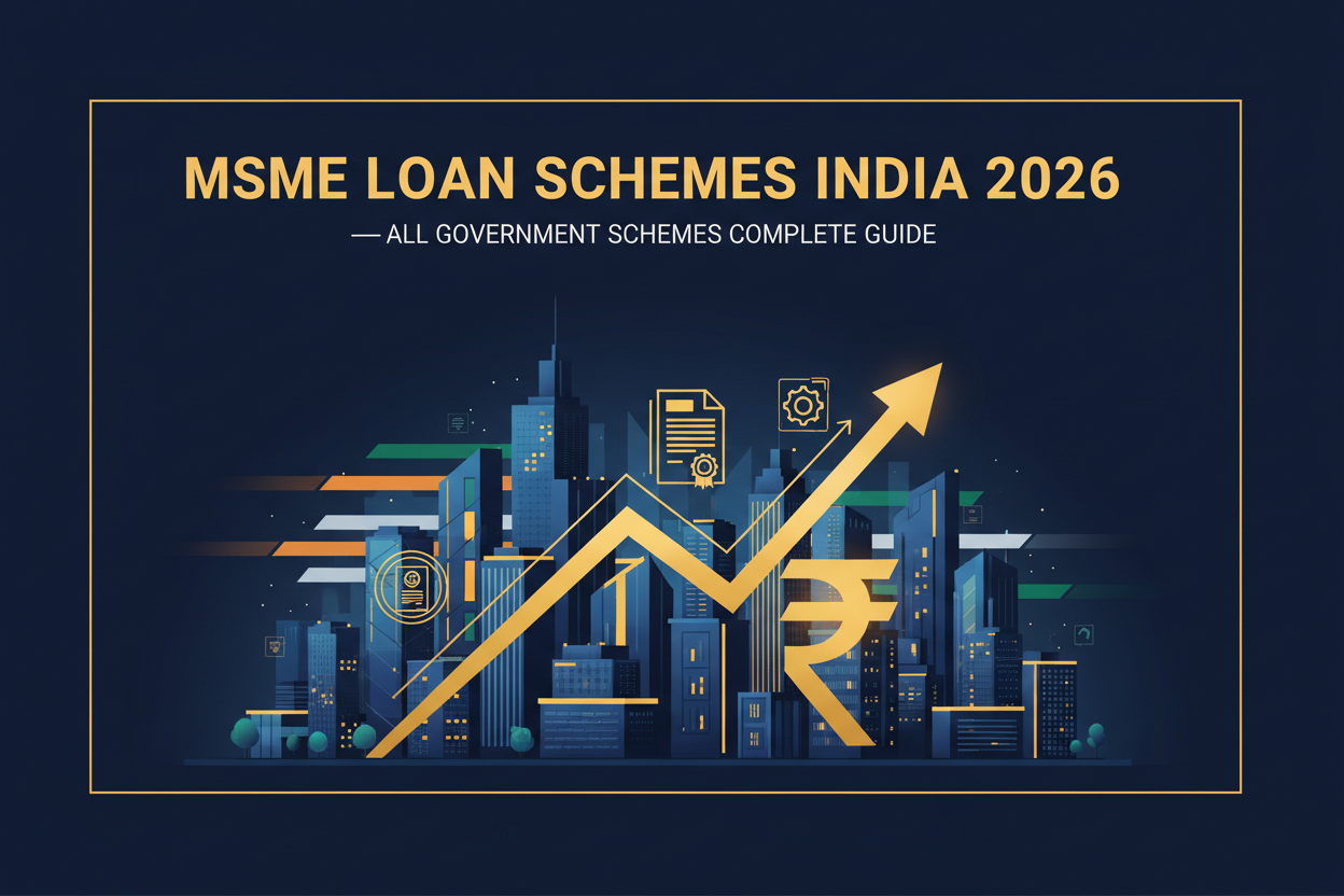 MSME Loan Schemes India 2026 — All Government Schemes Complete Guide