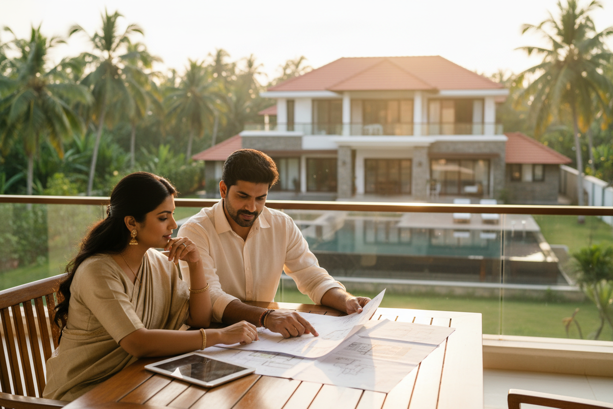 NRI buying property in Kerala 2026 — FEMA rules, stamp duty, home loan guide by Blueberry FM