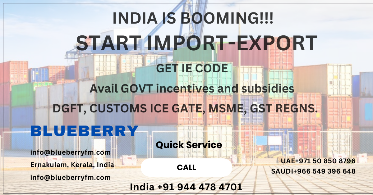 Import Export Code (IEC) Registration - Quick Service