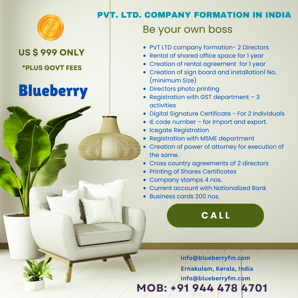 Private Limited Business Registration Kerala - Bill Globally